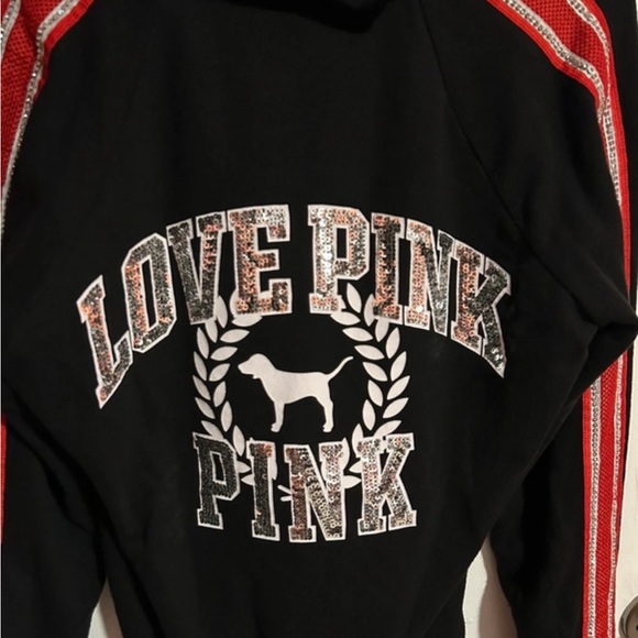 Victoria’s Secret zip up hoodie bling - Picture 2 of 3